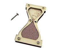 CRDARAAV Wooden Hourglass Toy Sensory Busyboard Early Educational DIY Accessories silver B Silber Type B
