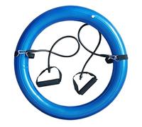 CRDARAAV Yoga Ball Chair Inflatable Stability Holder Base Resistance Bands Blue