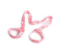 CRDARAAV Yoga Mat Large Blanket Printed Strap Anti-Tear Belt Adjustable Sports Sling Shoulder Exercise Fitness Equipment Pink Heart