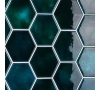 CRE8TIVE Green Marble Peel and Stick Wall Tiles Waterproof Tile Stickers for Bathroom Stick on Wall Tiles for Splashback for Kitchen Bathroom Tile Stickers for Laundry Room30.5cm x 30.5cm 4 PCS