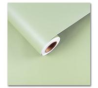 CRE8TIVE Mint Green Contact Paper Self Adhesive Matte Sage Green Peel and Stick Wallpaper for Bedroom Modern Waterproof Vinyl Wrap for Furniture Worktop Vinyl Covering Cupboard Countertop 30cm x 200cm