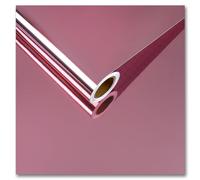 CRE8TIVE Rose Gold Chrome Effect Peel and Stick Wallpaper Mirror Stickers Sticky Back Plastic Roll Mirror Vinyl Wrap for DIY Craft Bathroom Wallpaper Waterproof Contact Paper Window 30cm x 200cm