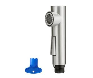 CREA 2 Function Kitchen Faucet Spray Head Replacement Part Kitchen Tap Spray Head Pull-Out Setting Brushed Nickel Finish, Universal G 1/2-inch