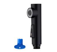 CREA Kitchen Tap Sprayer, 40246BK-Sprayer, Black Paint, ABS Material, Faucet Replacement Part, G 1/2 Connection, 2-Function Extendable Sink Tap Spray Head Replacement Nozzle