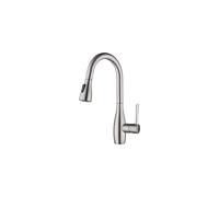 CREA Kitchen Tap with Pull Out Spray, Kitchen Mixer Tap with Dual Function, 360 Swivel Mixer Tap for Kitchen Sink, Single Handle Kitchen Sink Mixer T