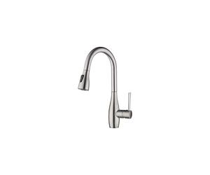 CREA Kitchen Tap with Pull Out Spray, Kitchen Mixer Tap with Dual Function, 360 Swivel Mixer Tap for Kitchen Sink, Single Handle Kitchen Sink Mixer T