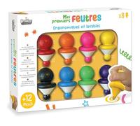 Crea Lign' CL215 Creative Hobby Set of 8 My First Felt-Tip Pens for Ages 12 Months and Above