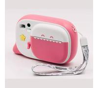 Creacam Pink Instant Camera with 12 Felt Pens & Scrapbook Creacam Pink