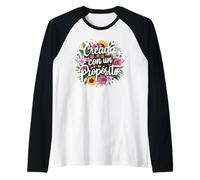 Creada Con Proposito | Latina Girl Power Inspirational Woman Raglan Baseball Tee