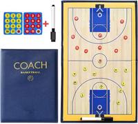 CREADY® Basketball Trainer Whiteboard, Basketball Board with Magnets Pencils, Tactical Basketball Folder, Basketball Tactic Board