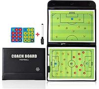 CREADY® Football Coach Board Tactical Folder for Training Plays During Practice - Gifts for Coaches. The Boards Include Magnetic Pieces and a Marker
