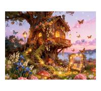 CREAFOMIFE 1000 Piece Jigsaw Puzzle for Adults Magic Treehouse