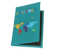 Creaher Passport Holder Cover Wallet Case, PU Leather Passport Cover Passport Case, Travel Wallet Case with Card Slot, Passport Holder for Men&Women Passport,Business Cards,Boarding Passe