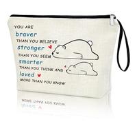 Creakraft Inspirational Gifts Positive Motivational Gifts Makeup Bag Appreciation Gifts for Women Girl Friends Coworkers Inspirational Quotes for Mom Aunt Sister Daughter Couples Valentines Chrismas