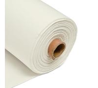 Cream 100% Cotton Plain Fabric 60 Inch 150cm Wide 150GSM Material - Sewing, Dressmaking, Quilting, Curtain Linings, Pillowcases & Totes by CRAFT Queen LTD - 10 Metre