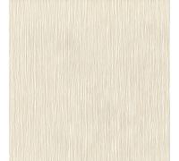 Muriva Kate Plain Linear Textured Effect Wallpaper Featured Wall Luxury Heavyweight 10m Roll Cream 114907