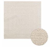 Vidaxl Rug Zizur Cream 120X120 Cm Jute Look Indoor And Outdoor