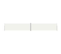 vidaXL Retractable Side Awning Cream 180x1200 cm
