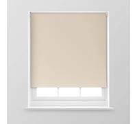 (Cream, 180cm x 170cm (70.8" x 66.9") (6FT)) A.Unique Home Premium Trimmable Thermal Blackout Roller Window Blind in a Variety of Colours and Sizes Ideal for any Room.