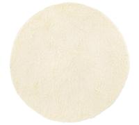(cream, 200 x 200 cm/round) vidaXL Shaggy Rug High Pile NAVARRA Dusty Pink 200x200 cm Polyester Area Rug