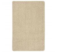Berkfield Shaggy Rug Cream 200X290 Cm Anti Slip