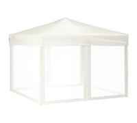 (cream, 292 x 292 x 245 cm) vidaXL Folding Party Tent with Sidewalls Pavilion Marquee Multi Colours/Sizes