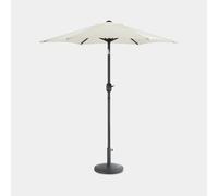 Cream 2m Steel Garden Parasol & Base Set (12kg)
