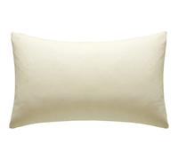 (Cream) 2X Pillows Polycotton Housewife Pillow Pair Cases