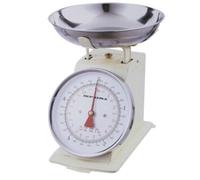 Cream 3kg Stainless Steel Analogue Retro Traditional Kitchen Weighing Scales by Prima