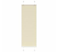 vidaXL Pleated Blind Cream 45x150 cm Fabric Width 44.4 cm Polyester