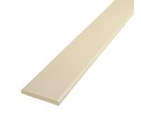 Cream, 65mm x 5m Pencil-Round Architrave uPVC Plastic Window Finishing Trim