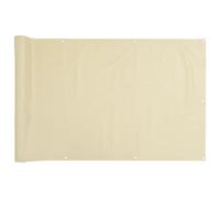 (cream, 800 x 120 cm) vidaXL Garden Privacy Screen Fence Screen Balcony Screen Ledge Stone Look PVC