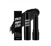 Cream-Blendable Black Face Body Paint Stick for Adults Children Eye Black Softball Football Baseball Sports , Non-Toxic Hypoallergenic for Halloween SFX Makeup Cosplay Joker Costume Parties