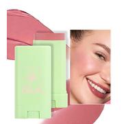 Cream Blush Blusher Stick for Cheek Make up, Creamy Soft Cream Blushes Contour, 3-in-1 Lip Cheek Eye Red Peach Pink Milk Blush, Weightless Long-Wearing Natural, Buildable Skin Tint