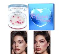 Cream Blush for Cheeks, Transparent Colour Changing Face Blush, Multifunctional Tinted Cream Blush, Durable Warm Change Blush for Women and Girls
