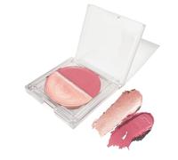 Cream Blush & Highlighter Duo Palette - Deep Rose + Illuminate (9g) | Lightweight, Flawless All-Day Glow | Blusher for Face Makeup | Suitable for All Skin Types | Natural & Paraben-Free