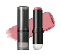 Cream Blush Stick - Double End Makeup Bar for Soft Cheeks | Wax Based Blendable Texture, 8g Beauty Color Tool Perfect for Wedding Party Daily Commute Travel Office Wear
