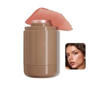 Cream Blush Stick for Cheeks, Lips, and Eyes - Lightweight Blendable Jelly Blusher in Pink and Red Shades, Natural Daily Makeup for Mature Skin, Dewy Finish & Long Lasting