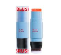 Cream Blush Stick - Lightweight Multifunctional Stick for Cheeks and Lips, Double-Sided Long-Lasting Blush with Instant Colour Development for Daily Use and Versatile Beauty Care