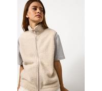 Cream Borg Fleece Gilet XS