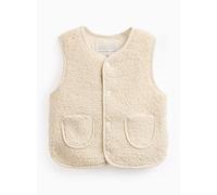 Cream Borg Gilet 3-6 months