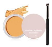 Cream Bronzing Balm, Warm Tan-Orange, 8 g Pot With Application Brush
