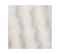 (Cream Bubble, 120 x 170cm) OHS Embossed Tufted Rug Arches Waffle Ribbed Bubble Textured Soft Cosy Plush Plump Fleece Faux Fur Anti-Slip Indoor Runner Mat Carpet