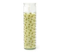 Cream Christmas Advent Pillar Candle in Glass Jar | Pillar Christmas Candle 21cm