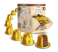 Cream Coffee, 100 Coffee Capsules Compatible with Nespresso Capsule Machines, Gently Roasted, Rich Crema, Full Aroma, by La Natura Lifestyle
