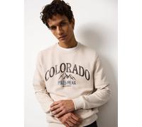 Cream Colorado Graphic Sweatshirt L