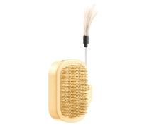 cream colored Cat Self Grooming Wall Brush - Cat Corner Scratcher | Pet Self Groomer With Catnip | Grooming Pet Supplies Comb | Massaging Brush For Furniture Home Couch Table Kitten Rabbit Indoor