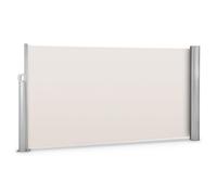 CREAM COLOUR 300x160cm BALCONY SIDE AWNING ROLLER SUN BLIND WIND QUICK INSTALL