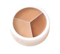 Cream Concealer Foundation Palette | Makeup Palette | Three-color Concealer For Face Contouring | Cream Concealer Palette For Covering Dark Circles, Spots, Marks