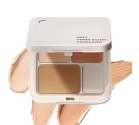 Cream Concealer Palette 3-Color | Contouring Brighten Concealer Palette | Corrector Face Tone Foundation for Blemishes Redness Dark Circles Skin Imperfections Beauty